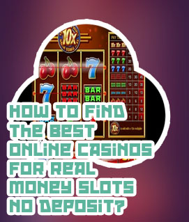 Real money casino slots no deposit