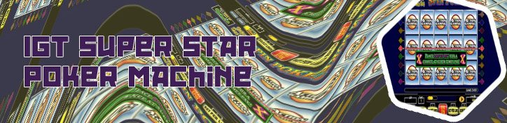 Super star poker slot machine
